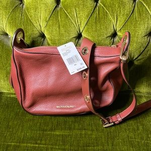 Michael Kors Med Messenger Bag - Raven - Brown